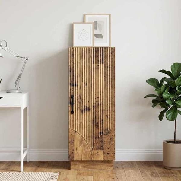 Maison Exclusive - Buffé i gammalt trä 33 x 34,5 x 87 cm Ingenjörsträ