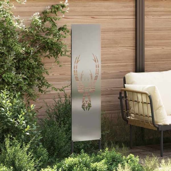 Maison Exclusive - Silverfärgad trädgårdsskyddsskärm 32 x 140 cm Silver