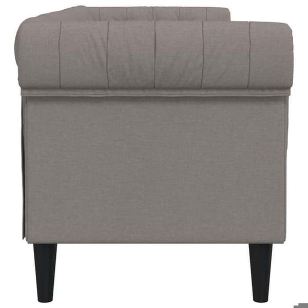 Maison Exclusive - Chesterfield sofa 3 pladser taupe stof