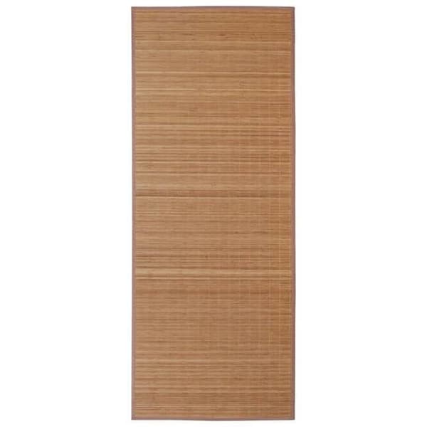 Bambustæppe - Maison Exclusive - Brun lamelgulv - Rektangulær - 150 x 200 cm kastanj