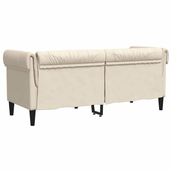 Maison Exclusive - Chesterfield 2-paikkainen sohva pellavaa
