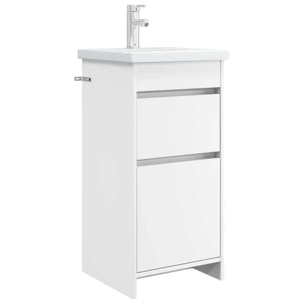 Maison Exclusive - Badrumsmöbel med vit handfat 42 x 40 x 84,5 cm