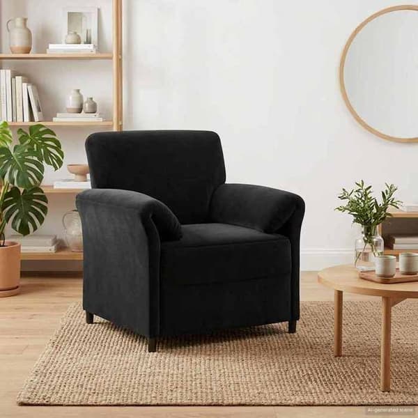 Maison Exclusive - 1-personers Sofa Sort Velour