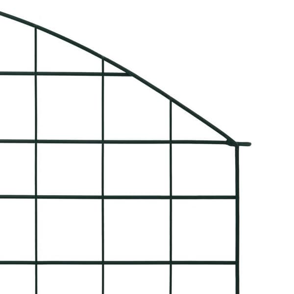 Maison Exclusive - Båge trädgårdsstängselset 77,5x78,5 cm grön Grön