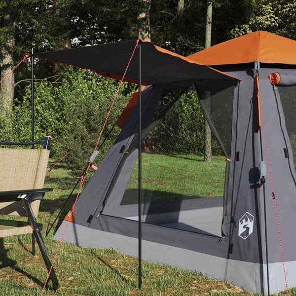 Maison Exclusive - 3 personer Grå och orange Polyester 185T
