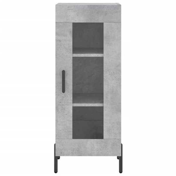 Maison Exclusive - Buffet Grå beton 34,5x34x90 cm Ingeniørtræ