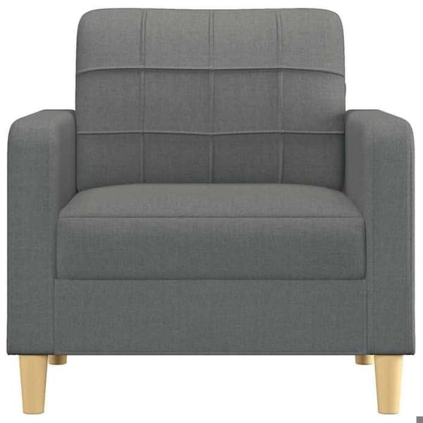 Maison Exclusive - Mörkgrå Fåtölj 60 cm Tyg Mörkgrå