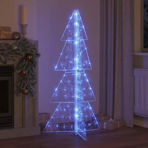 Maison Exclusive - Julgran 160 LED Blå 150 cm Akryl