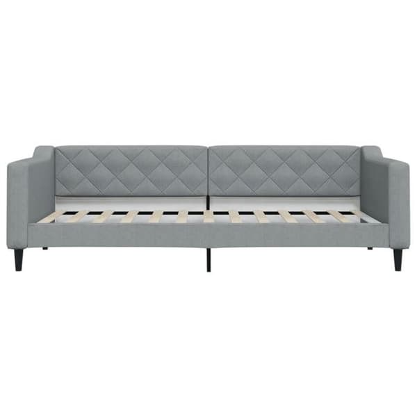 Maison Exclusive - Vaaleanharmaa 90x200 cm kangas ilman patjaa