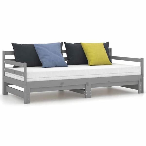 Maison Exclusive - Sovesofa uden madras grå 2x(90x200) cm