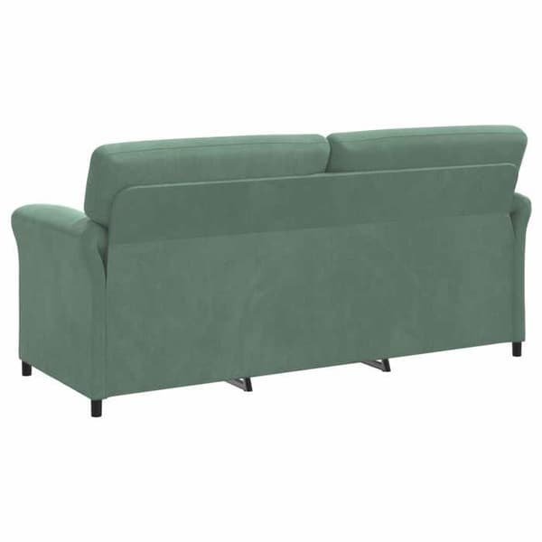 Maison Exclusive - Sofa 3 pladser Grøn Hav 198 x 83 x 95 cm Velour