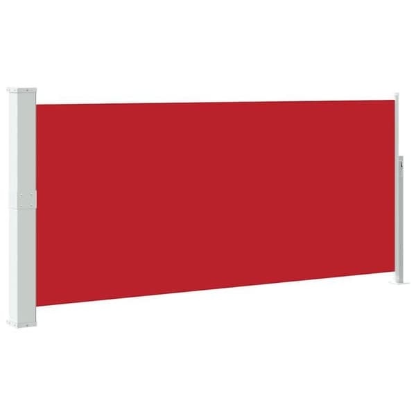 Maison Exclusive - Fällbart sidotak 140 x 300 cm Röd