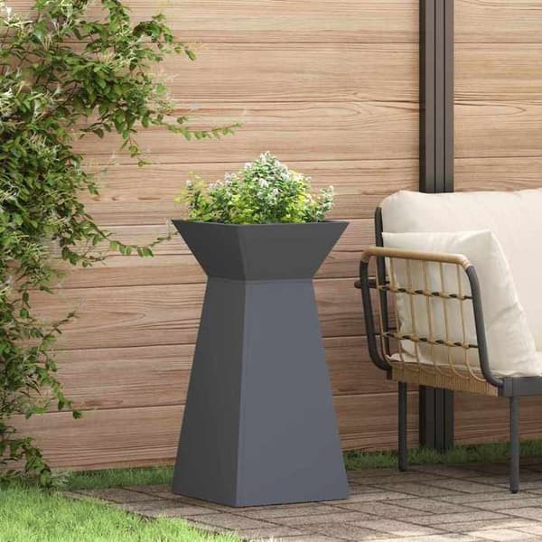 Maison Exclusive - Pelarplanter 2 st Anthracite 35 x 35 x 73 cm