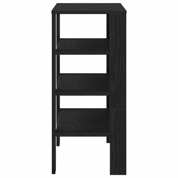 Maison Exclusive - Skohylde sort 61x32x70 cm ingeniørtræ