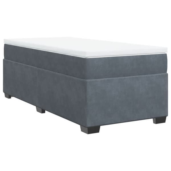 Maison Exclusive - Puulaton sänkyyn tarkoitettu joustinpatja, tummanharmaa 100x200 cm