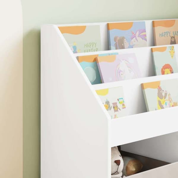 Maison Exclusive - Barnbibliotek Vit 72,5 x 29,5 x 69 cm