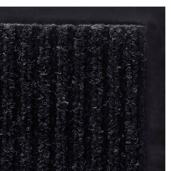 Maison Exclusive - Sort indgangsmåtte 90 x 120 cm PVC Svart