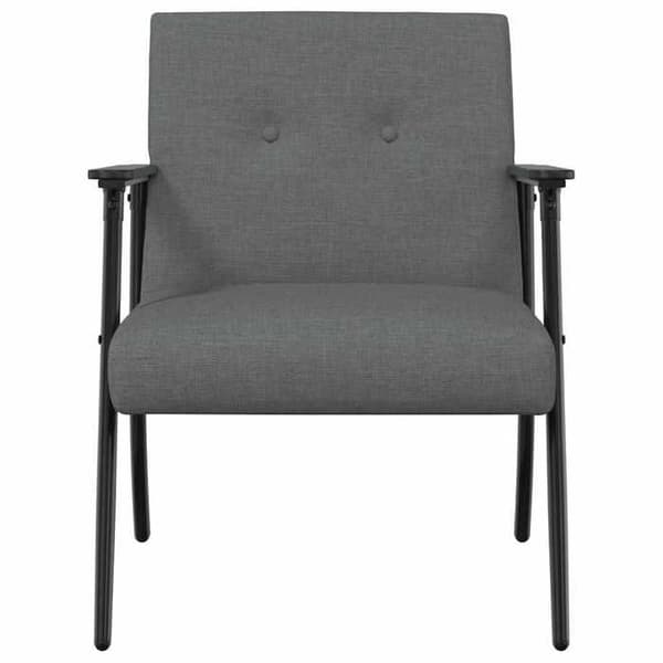 Maison Exclusive - tummanharmaa kangas nojatuoli