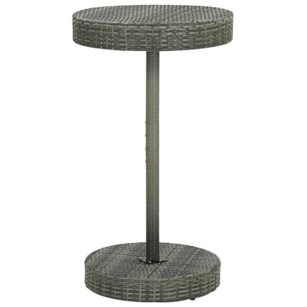 Havemøbel sæt - Maison Exclusive - 3 dele - Grå poly rattan - Massivt akacietræ