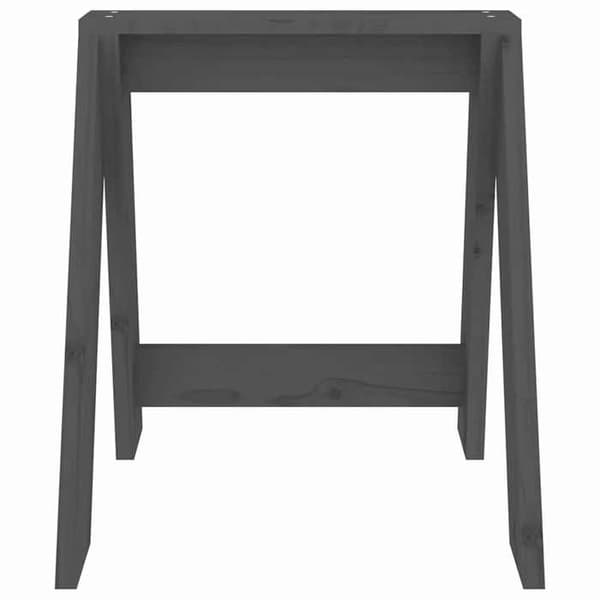 Jakkarat - MAISON EXCLUSIVE - 2 kpl - Massiivipuu mänty - 40x40x45 cm - Harmaa grå