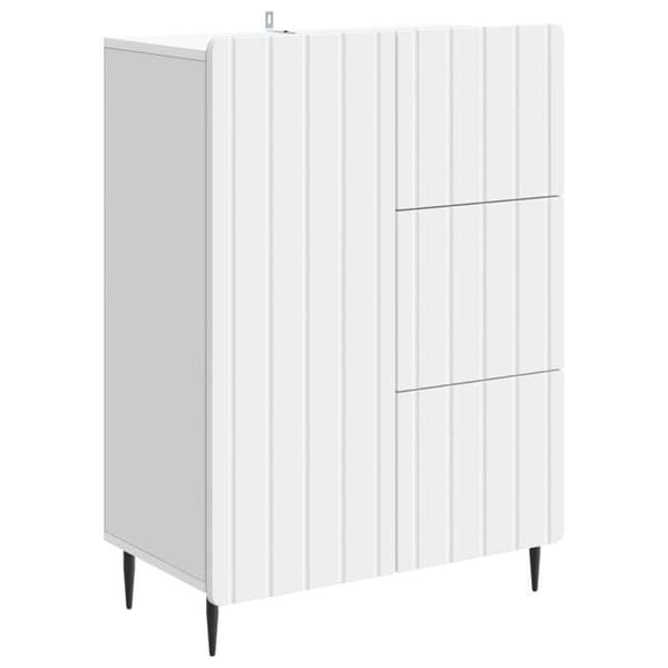 Maison Exclusive - Buffet Hvid 66 x 34,5 x 91,5 cm Ingeniørtræ