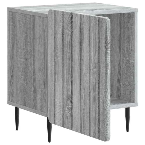 Maison Exclusive - Natbord 2 dele Sonoma grå 43 x 34,5 x 52 cm Sonoma grå