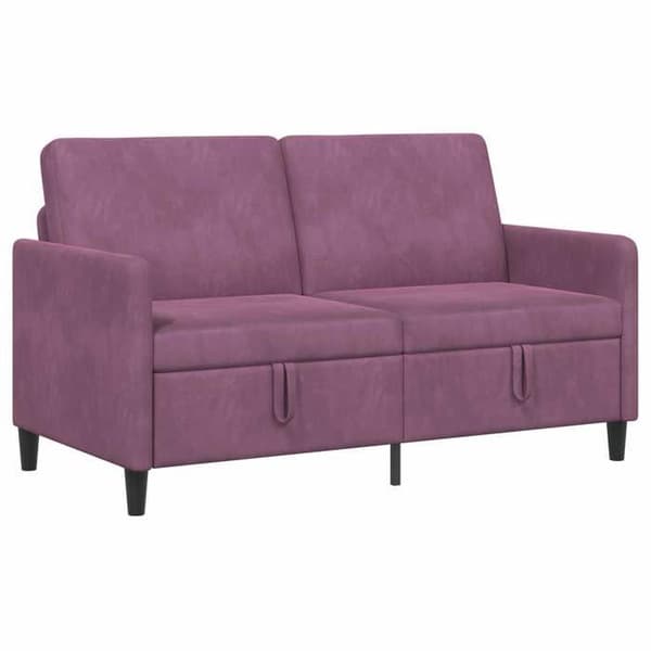 Maison Exclusive - Sofa med opbevaring Lilla 152 x 78 x 87 cm Polyester