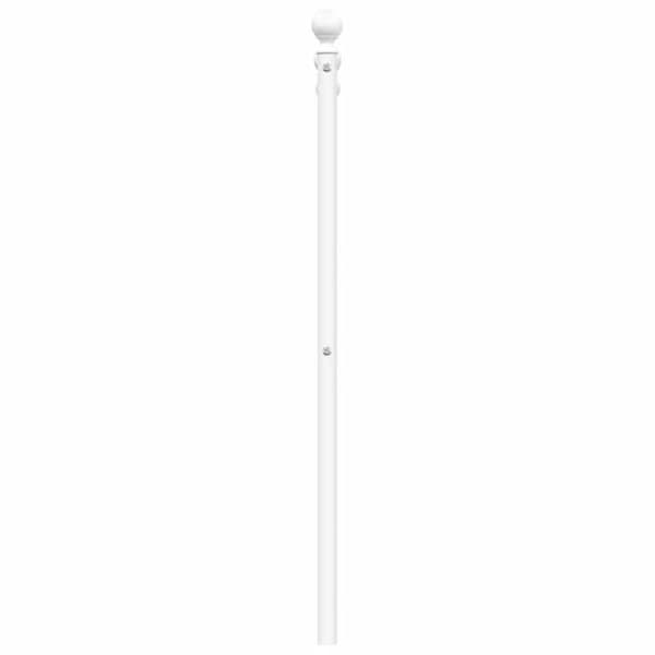 Maison Exclusive - Erstatnings hovedgærde metal hvid 180 cm Vit