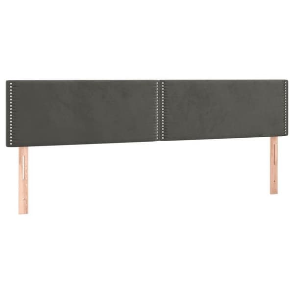 Maison Exclusive - Sänkyalus ja tummanharmaa patja 160x200cm Sametti