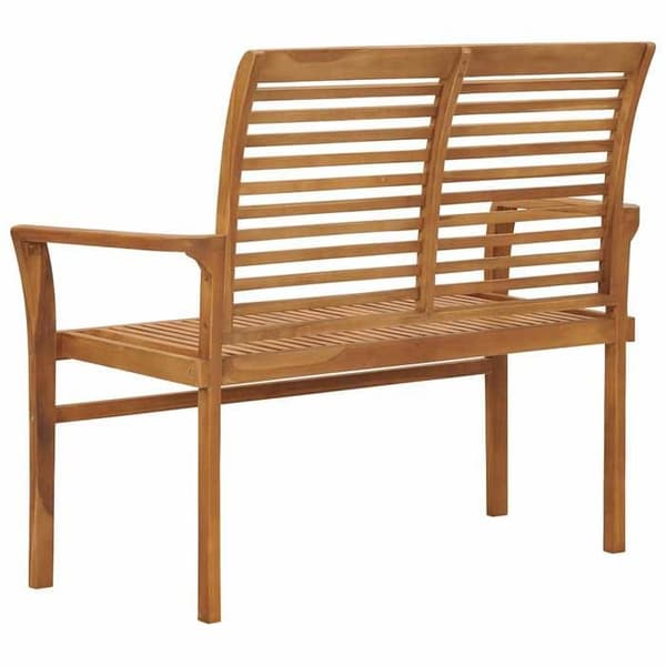 Maison Exclusive - Puutarhapenkki 112 cm Kestävä teak-puu