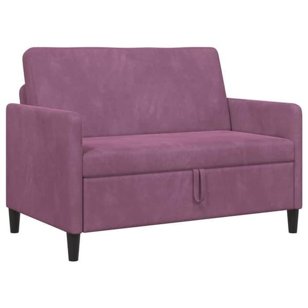 Maison Exclusive - Sofa med opbevaring Lilla 122 x 78 x 87 cm Polyester