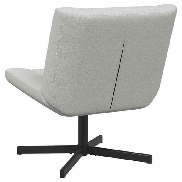 Maison Exclusive - Snurrstol Grå moln 63 x 75 x 76 cm tyg