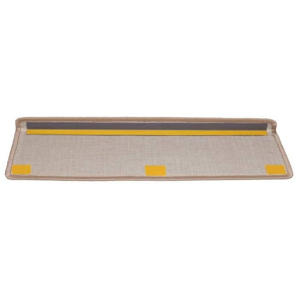 Maison Exclusive - Trappmatta 15 delar 65 x 21 x 4 cm Ljusbrun Rektangulär kant Ljuste brun