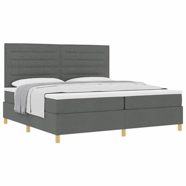 Maison Exclusive - Jousipatja tummanharmaa 200 x 200 cm kangas Mörkgrå