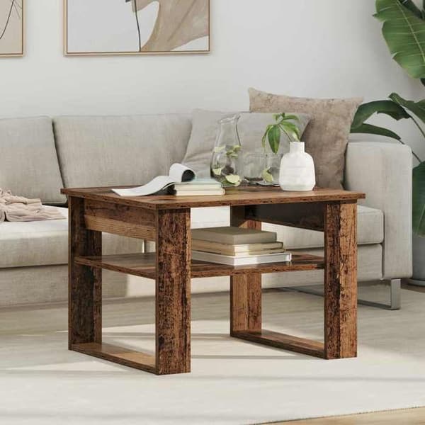 Maison Exclusive - Alustatabletti Vanha puu 64 x 54 x 44 cm Insinööripuu