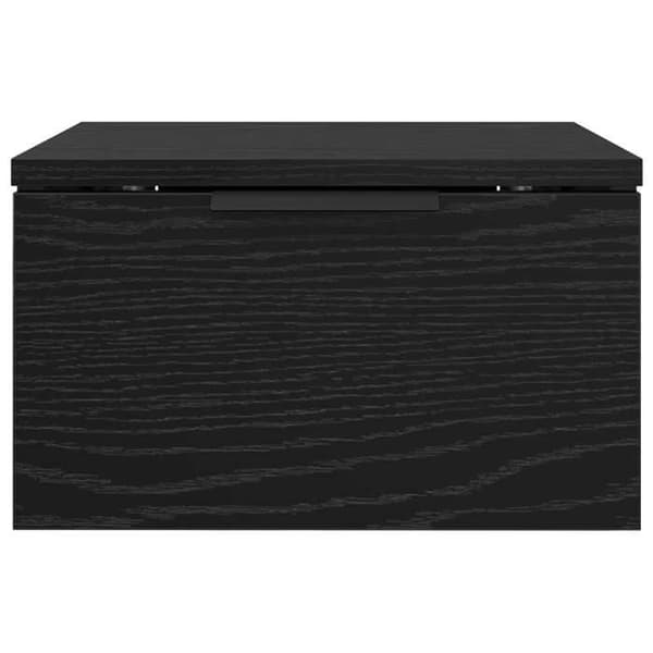 Maison Exclusive - Natbord Sort eg 34 x 30 x 20 cm Ingeniørtræ