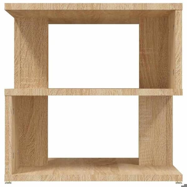 Maison Exclusive - Sidobord Ek sonoma 40x40x40 cm Agglomerat