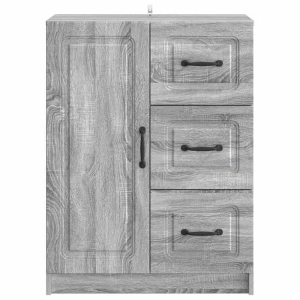 Maison Exclusive - Buffet Sonoma grå 66 x 34,5 x 87 cm Ingeniørtræ