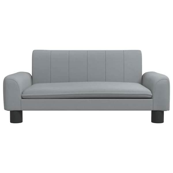 Maison Exclusive - Ljusgrå hundsäng 70x45x30 cm tyg ljusgrått