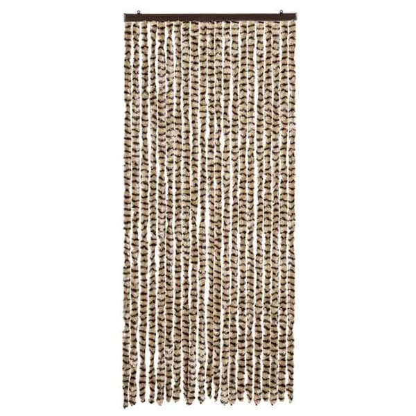 Maison Exclusive - Beige ja ruskea hyttysverkko 90x200 cm chenille