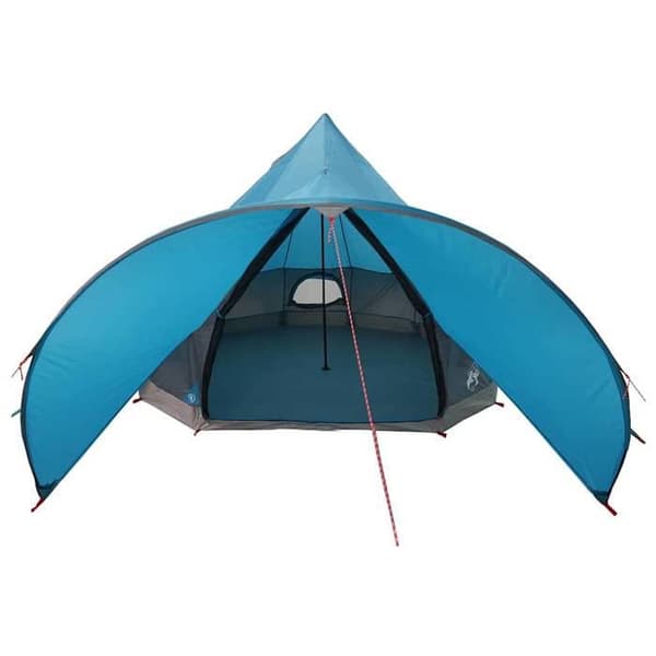 Maison Exclusive - Teepee-teltta 5 hengelle, sininen ja harmaa