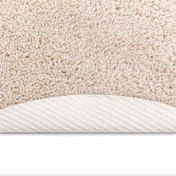 Maison Exclusive - Antiskrid Shaggy Tæppe Creme 160 x 160 cm PP Grädde