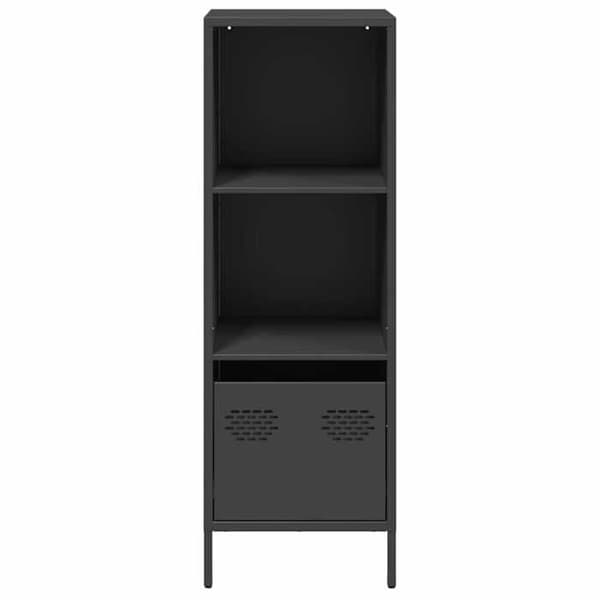 Maison Exclusive - Svart hög buffé 35x39x103,5 cm stål