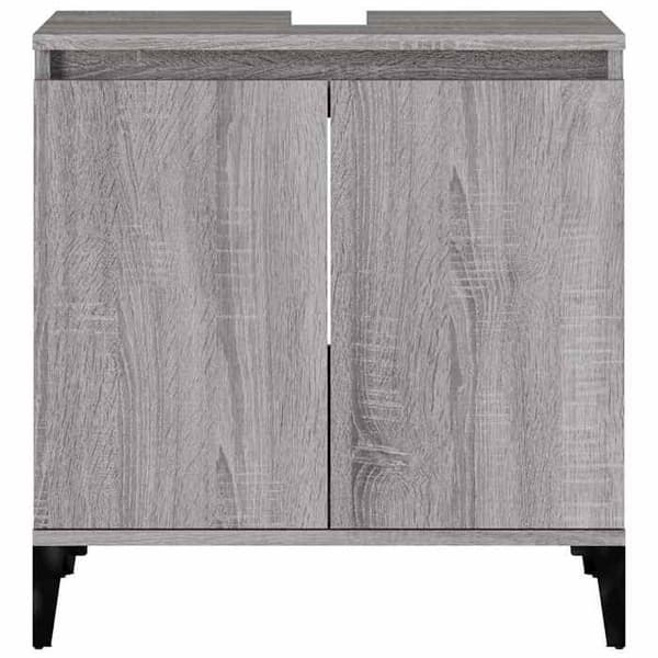 Maison Exclusive - Diskbänk möbel sonoma grå 58x33x60 cm ingenjörsträ