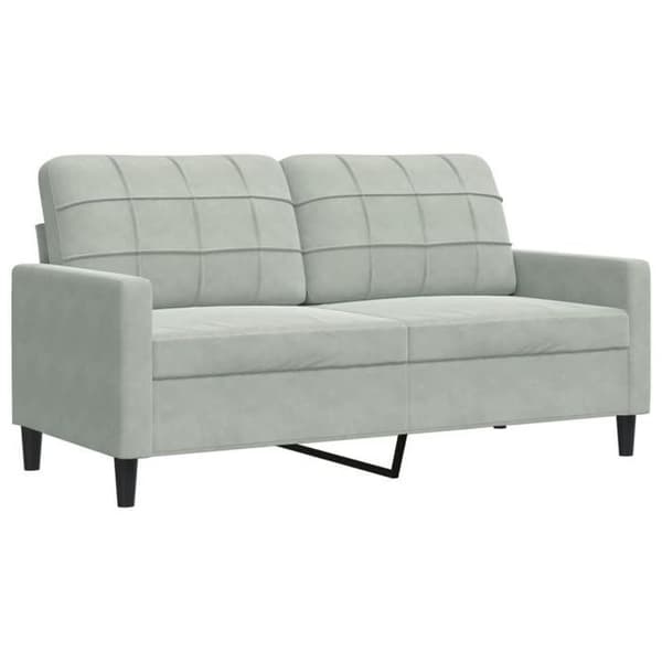 Maison Exclusive - Set med 3 delar soffor och kuddar och sammetsträsk