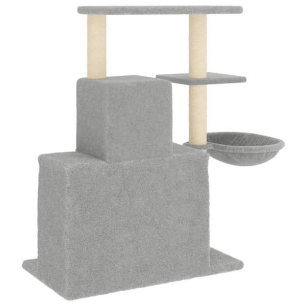 Maison Exclusive - Kattekradsetræ med sisal kløer Lys grå 83 cm ljusgrått