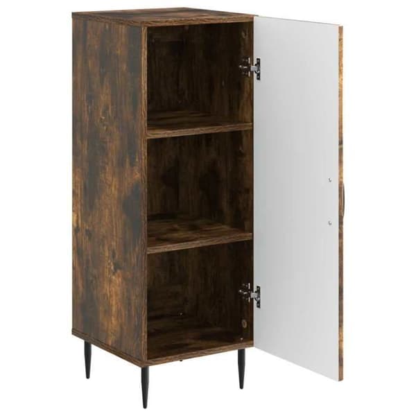 Maison Exclusive - Buffet Røget Eg 33 x 34,5 x 89,5 cm Ingeniørtræ