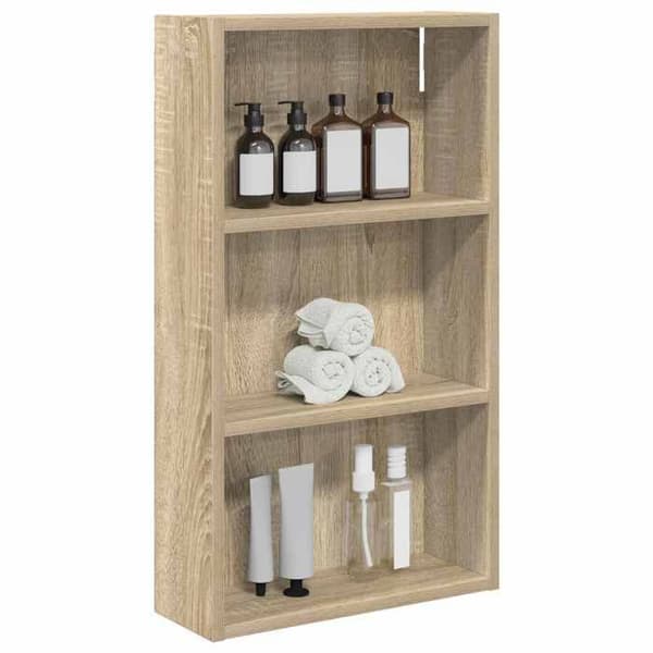 Maison Exclusive - Väggskåp för badrum Ek Sonoma 40 x 14 x 70 cm