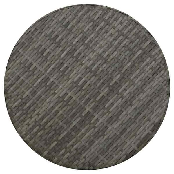 Maison Exclusive - Harmaa teepöytä 45 cm punottua hartsi