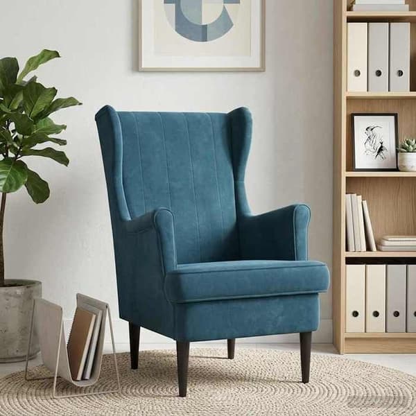 Maison Exclusive - Blå Velour Stol